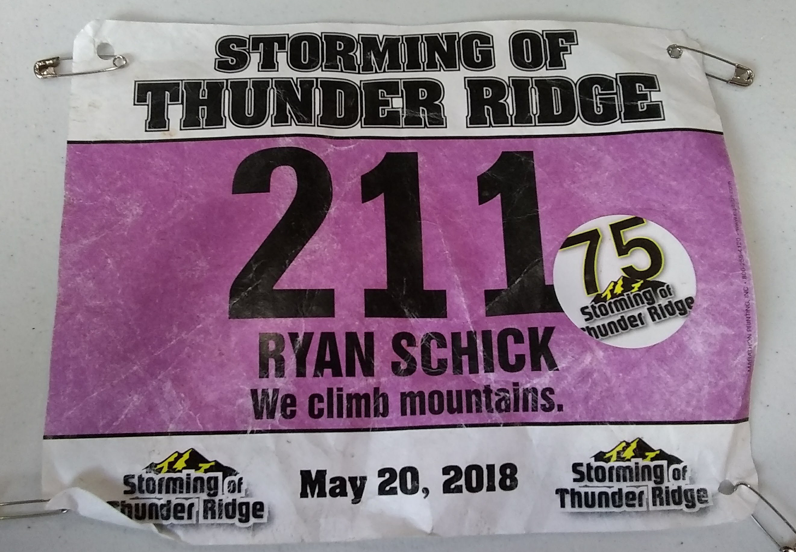 The Storming of Thunder Ridge 2018