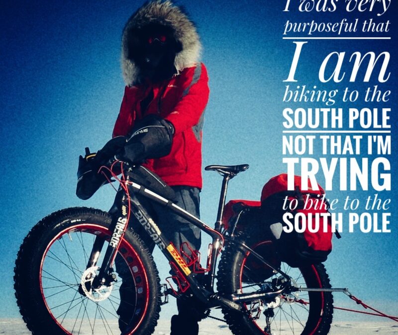 First Man to Bike to South Pole