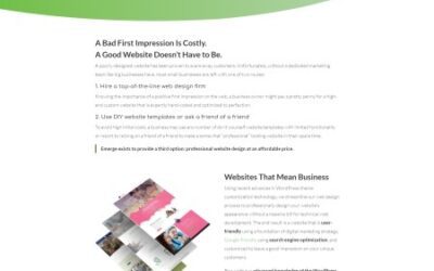 Emerge Richmond Full Website Copywriting